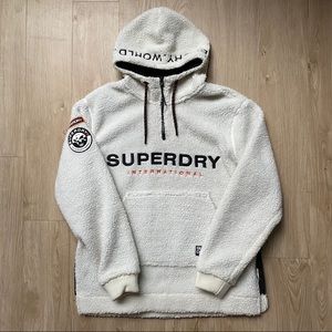 SuperDry Sherpa Quarter Zip Hoodie